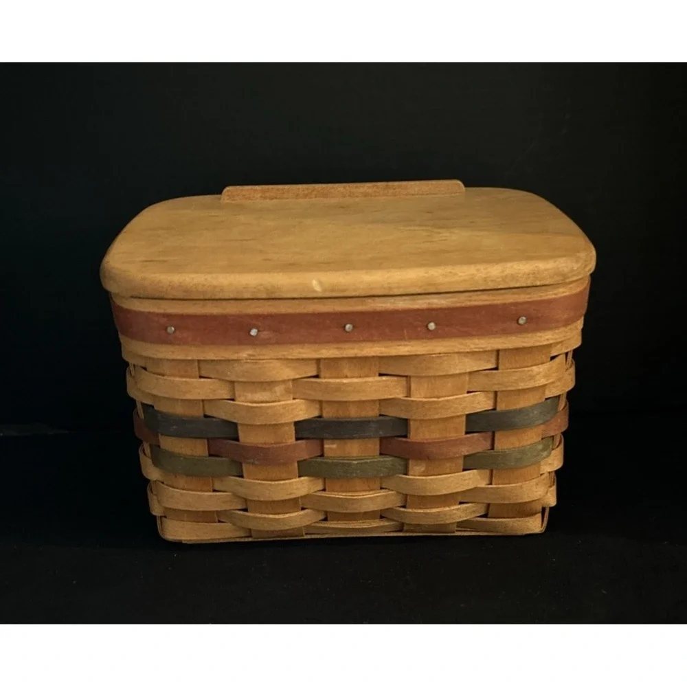 Longaberger Shades of Autumn Recipe Basket Lid Liner Cards Vintage 1994